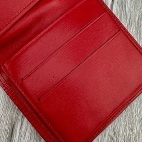 AUTHENTIC Louis Vuitton Marco Wallet. Red.